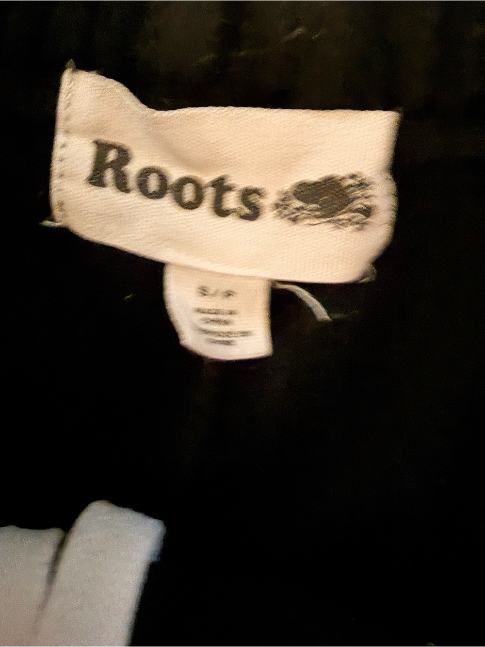 Roots Black Athletic Cotton Shorts with Logo - Picture 3 of 3